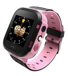 Дитячий смарт-годинник Smart Baby Watch GM9 (Black-Pink)