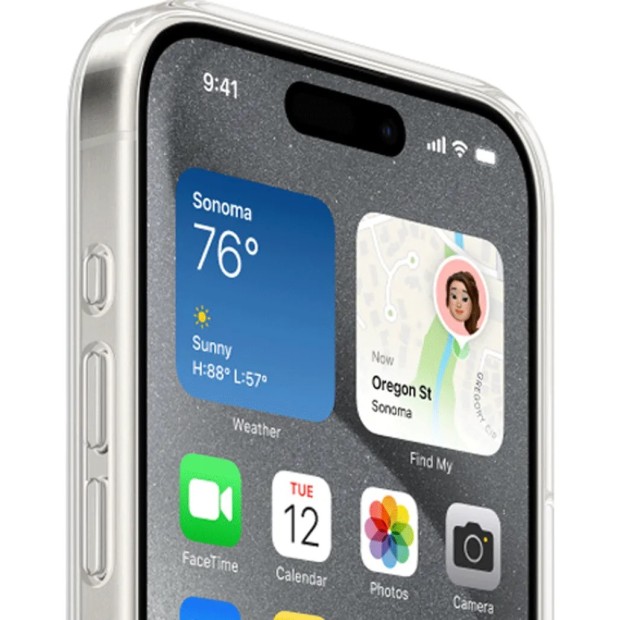 Чехол Clear Case with MagSafe Apple iPhone 15 (Transparent) (Original) Чехол Clear Case with MagSafe Apple iPhone 15 (Transparent) (Original)