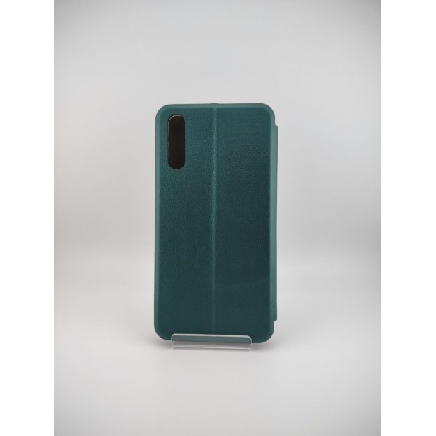 Samsung Galaxy A70 Оригінальний чохол-книжка (Темно-зелений)