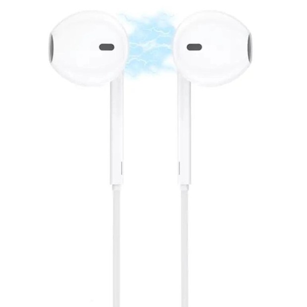 Бездротові навушники-гарнітура вкладиші Denmen DL01 (Білий)