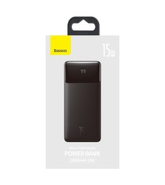 PowerBank Baseus Bipowe Digital Display 30000mAh 15W (PPDML-K01) (Чорний)