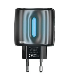 Зарядний пристрій MOXOM HC-46 + Type-C-кабель (чорний)
