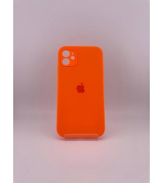 Силикон Original Square RoundCam Case Apple iPhone 11 (18) Orange