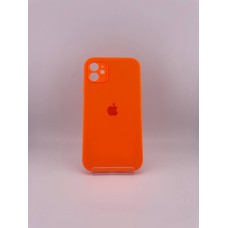 Силикон Original Square RoundCam Case Apple iPhone 11 (18) Orange