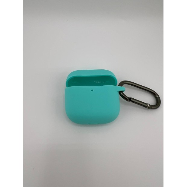 Чохол для навушників Full Silicone Case Apple AirPods 4 (23) Морський Синій