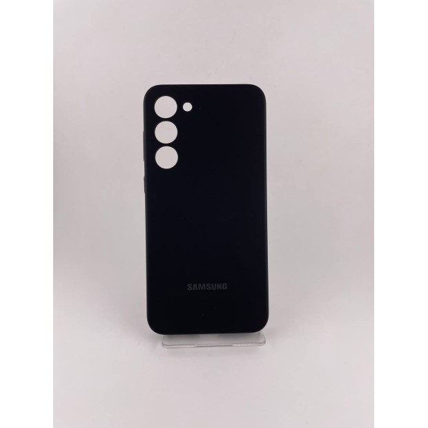 Чохол Silicone Case with MagSafe для Samsung Galaxy S23 Plus (Чорний)