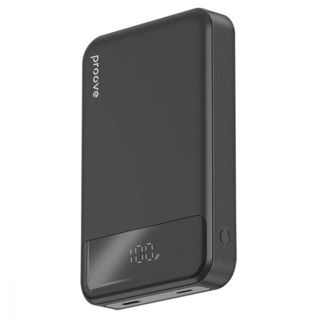 Беспроводной аккумулятор Proove Hoodman MagSafe Magnetic 10000mAh 20W (Black)