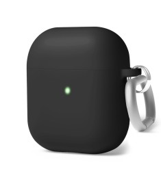 Чохол для навушників Full Silicone Case with Microfiber Apple AirPods (07) Black..