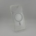 Силіконовий чохол Space Case MagSafe для Apple iPhone 12  /  12 Pro (Прозорий)