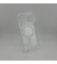 Силіконовий чохол Space Case MagSafe для Apple iPhone 12  /  12 Pro (Прозорий)