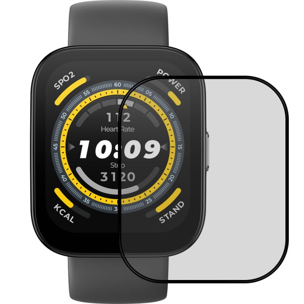 Защитное стекло 5D Amazfit Bip 5 Soft Black