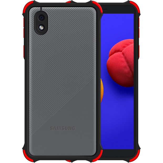 Чехол Armor Frame Samsung Galaxy A01 Core (Чёрный)