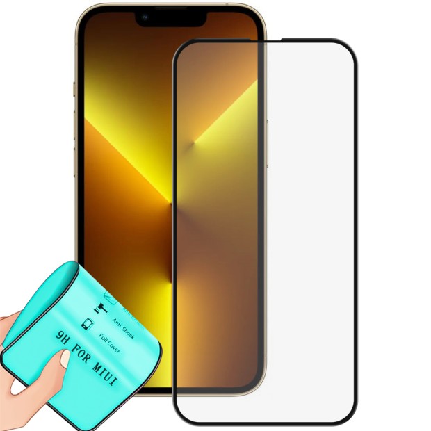 Захисне скло 5D Ceramic для Apple iPhone 13 Pro Max Чорне Захисне скло 5D Ceramic для Apple iPhone 13 Pro Max Чорне, Харків, Київ, Україна