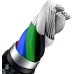USB-кабель Baseus Cafule Metal Data 20W (1m) (Type-C to Lightning) (Чёрный) CATLJK-A01