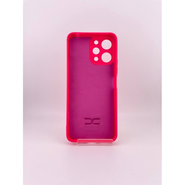 Силікон оригінальний Xiaomi Redmi 12 (ShutCam) (Малиновий)