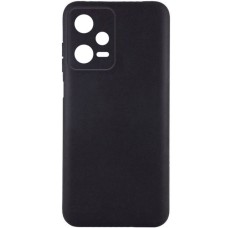 Силіконовий графітовий чохол для Xiaomi Poco X5 5G  /  Redmi Note 12 5G (Чорний)