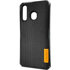 Накладка Spigen Grid Samsung A60 (Черный)