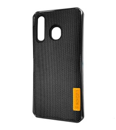 Накладка Spigen Grid Samsung A60 (Черный)