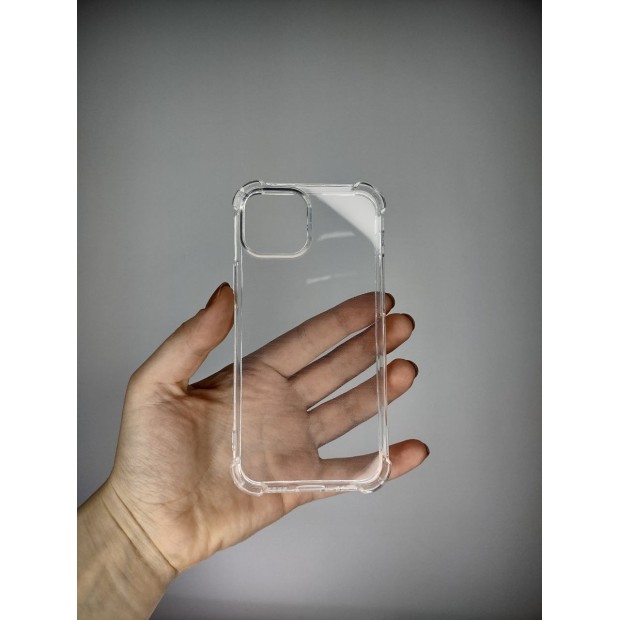 Силикон 6D Apple iPhone 13 mini (Прозрачный)