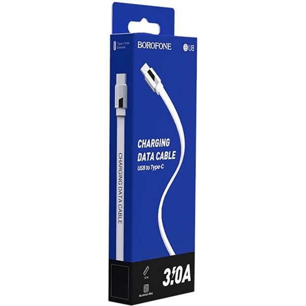 USB-кабель Borofone BU8 Glory (Lightning) (Белый)