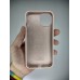 Силіконовий оригінальний чохол круглої форми для Apple iPhone 14 (08) рожево-піщаного кольору.