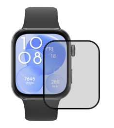 Захисне скло 5D Huawei Watch Fit 3 Чорне