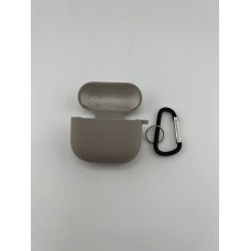 Чохол для навушників Full Silicone Case with Microfiber Apple AirPods 4 (33) Pebble