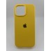Силикон Original Round Case Apple iPhone 16 Pro Max (13) Yellow
