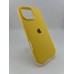 Силіконовий оригінальний круглий чохол для Apple iPhone 16 Pro Max (13) Жовтий