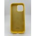 Силіконовий оригінальний круглий чохол для Apple iPhone 16 Pro Max (13) Жовтий