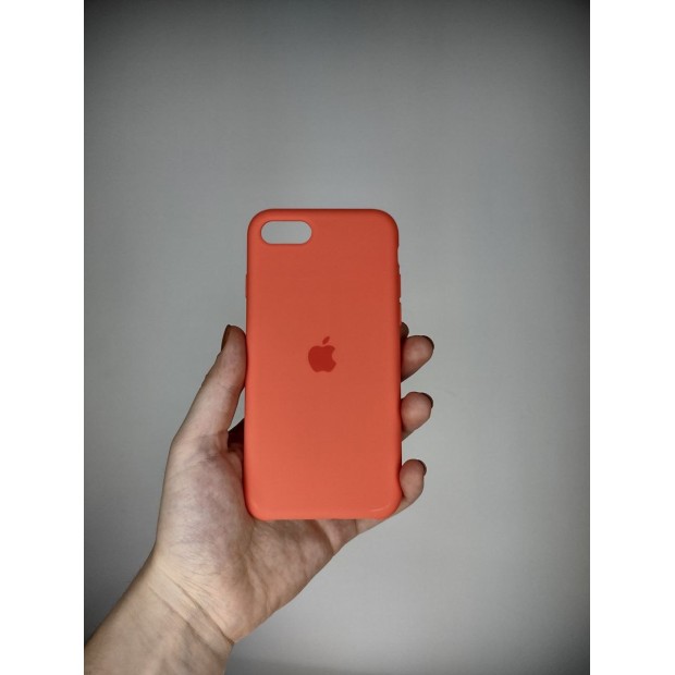 Силіконовий оригінальний чохол Apple для iPhone 7  /  8  /  SE (2020) (рожевий цитрус)