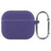 Чохол для навушників Full Silicone Case with Microfiber Apple AirPods 3 (34) Lavender Gray