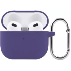 Чехол для наушников Full Silicone Case with Microfiber Apple AirPods 3 (34) Lavender Gray