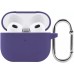 Чохол для навушників Full Silicone Case with Microfiber Apple AirPods 3 (34) Lavender Gray