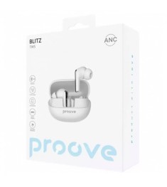 Бездротові вакуумні навушники-гарнітура Proove Blitz ANC (Білі) TWBL00010002