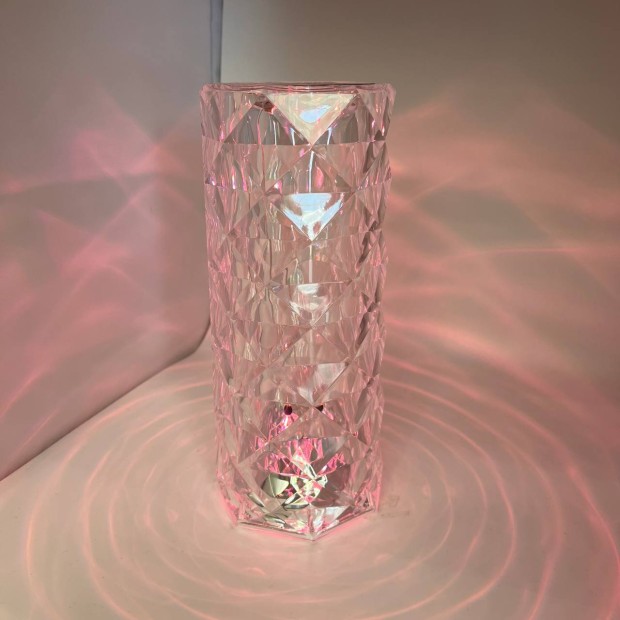 Настільна лампа-нічник Crystal Rose RGB (16 кольорів) Настільна лампа-нічник Crystal Rose RGB (16 кольорів)