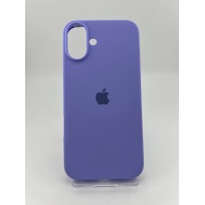 Силіконовий оригінальний круглий чохол для Apple iPhone 16 Plus (43) Glycine