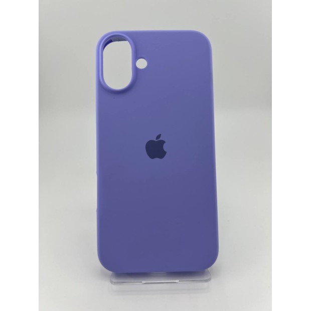 Силіконовий оригінальний круглий чохол для Apple iPhone 16 Plus (43) Glycine
