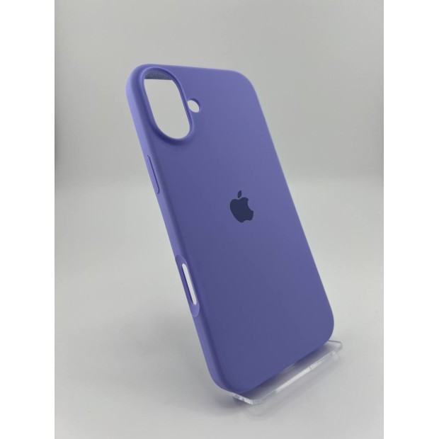 Силіконовий оригінальний круглий чохол для Apple iPhone 16 Plus (43) Glycine