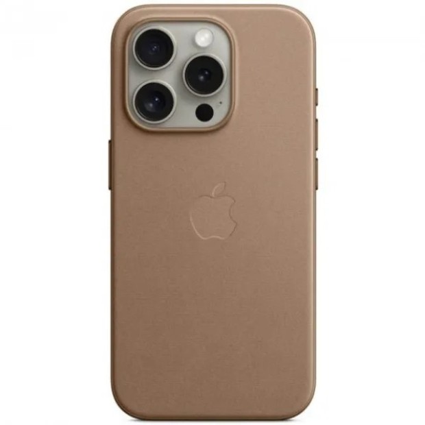 Чохол Leather Case with MagSafe Apple iPhone 15 Pro (Тауп)