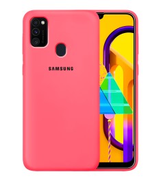 Силикон Original 360 Case Logo Samsung Galaxy M30s (2019) (Клубничный)