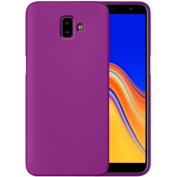 Силіконовий Original 360 Чохол для Samsung Galaxy J6 Plus J610 (Бузковий)