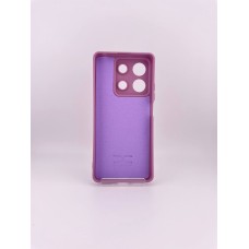 Силіконовий чохол Original Xiaomi Redmi Note 13 5G (з захистом камери) (Бузковий)