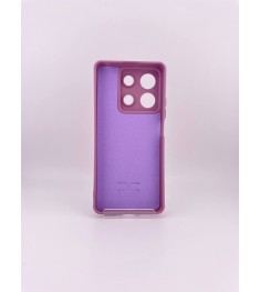 Силіконовий чохол Original Xiaomi Redmi Note 13 5G (з захистом камери) (Бузковий..