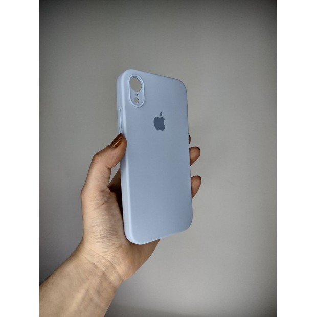 Силіконовий чохол Original Square RoundCam Case для Apple iPhone XR (15) Ліловий