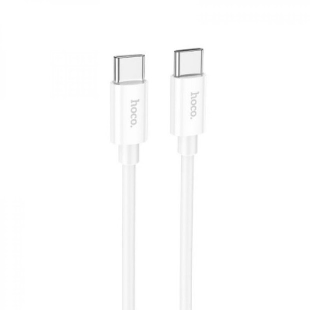 USB-кабель Hoco X87 60W (1м) (Type-C to Type-C) (Білий)