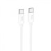 USB-кабель Hoco X87 60W (1м) (Type-C to Type-C) (Білий)