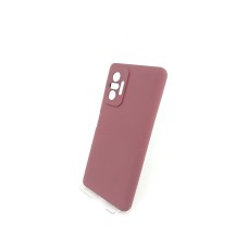 Силіконовий чохол Original Xiaomi Redmi Note 10 Pro  /  Note 10 Pro Max (Захист камери) (Бордовий)