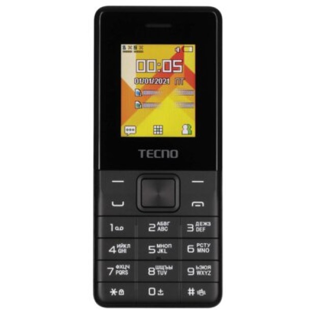 Мобильный телефон Tecno T301 Dual Sim (Phantom Black)