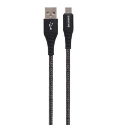 USB-кабель Borofone BX31 Silicone (MicroUSB) (Чорний)